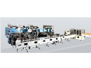 全自动机内分叠餐巾机生产线