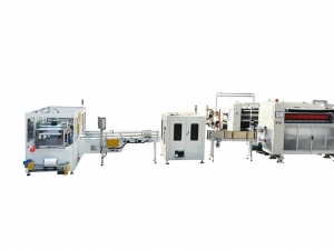 全自动分叠擦手纸机生产线